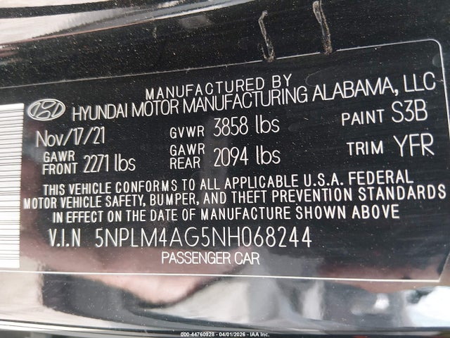 2022 HYUNDAI ELANTRA 5NPLM4AG5NH068244 Photo 8