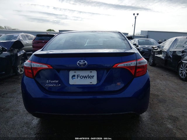44761018 :رقم المزاد ، 5YFBURHE3GP478625 vin ، 2016 Toyota Corolla S مزاد بيع