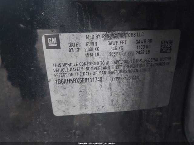 2014 CADILLAC ATS 1G6AH5RX5E0111745 Photo 8