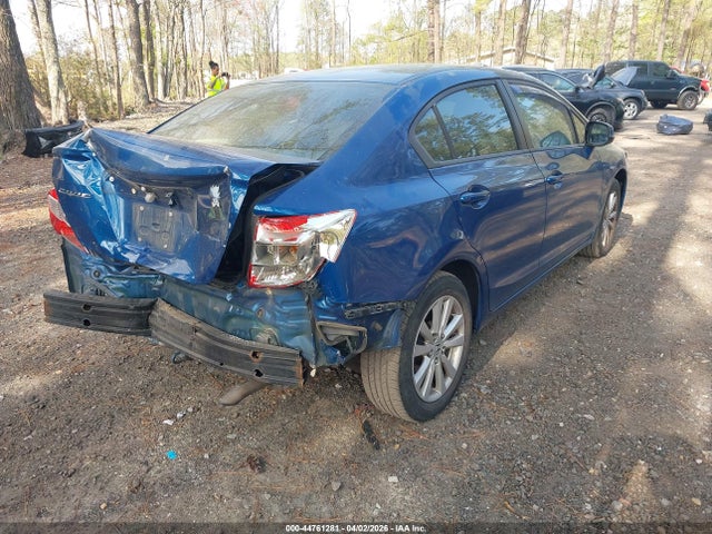 2012 Honda Civic Ex-l მანქანა იყიდება აუქციონზე, vin: 19XFB2F92CE363434, აუქციონის ნომერი: 44761281