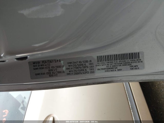 ZFBHRFAB1N6W67419 RAM Promaster City Cargo Van