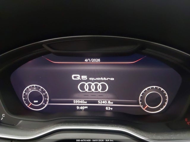 44761409 :رقم المزاد ، WA1BNAFY1L2043990 vin ، 2020 Audi Q5 Premium Plus 45 Tfsi Quattro S Tronic مزاد بيع