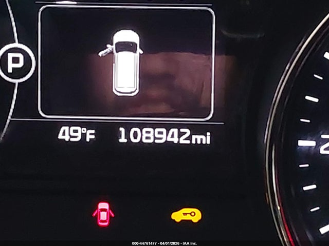 2017 Kia Sedona Ex მანქანა იყიდება აუქციონზე, vin: KNDMC5C15H6257898, აუქციონის ნომერი: 44761477