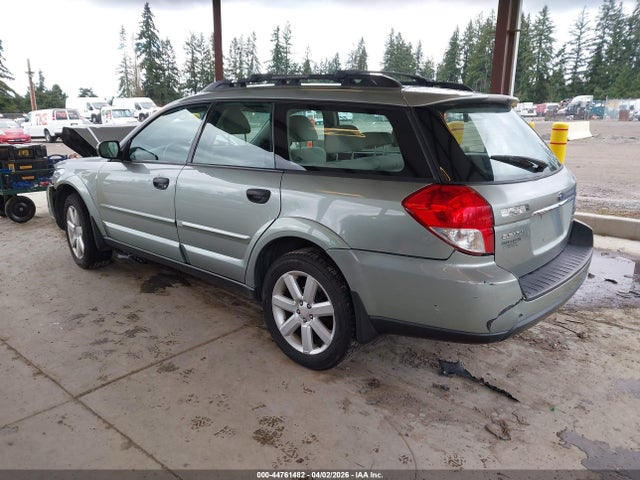 44761482 :رقم المزاد ، 4S4BP61C897327620 vin ، 2009 Subaru Outback 2.5i مزاد بيع