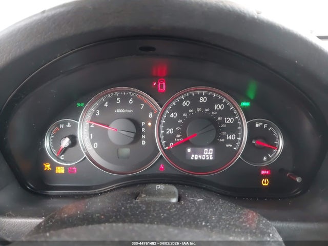 44761482 :رقم المزاد ، 4S4BP61C897327620 vin ، 2009 Subaru Outback 2.5i مزاد بيع