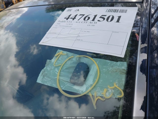 44761501 :رقم المزاد ، JTHCH96S660010249 vin ، 2006 Lexus Gs 300 مزاد بيع