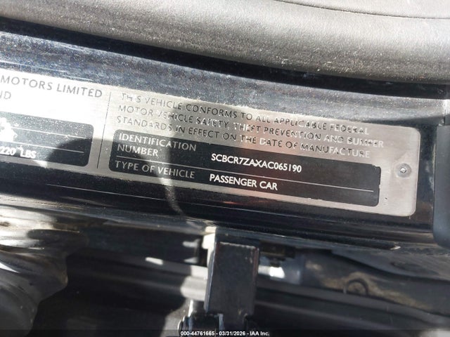 2010 BENTLEY CONTINENTAL GT SCBCR7ZAXAC065190 Photo 8