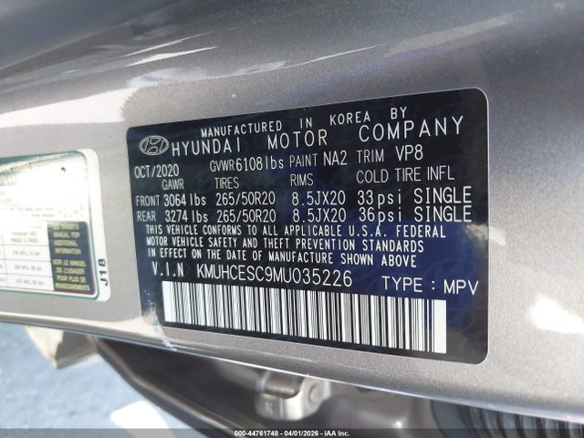 KMUHCESC9MU035226 Genesis Gv80 3.5t Awd
