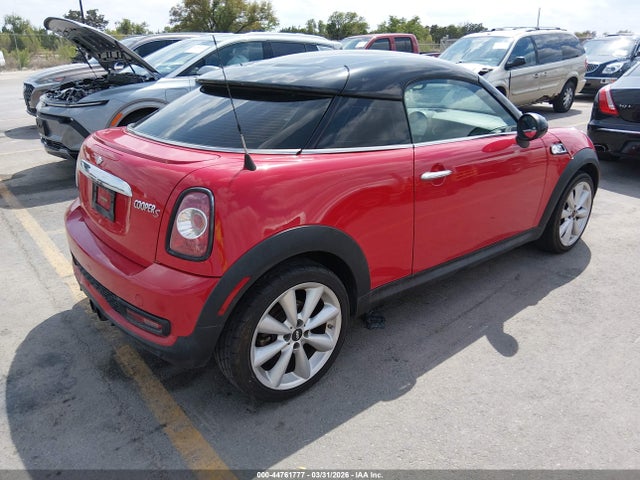 Продажа на аукционе авто 2012 Mini Cooper S, vin: WMWSX3C56CT155407, номер лота: 44761777