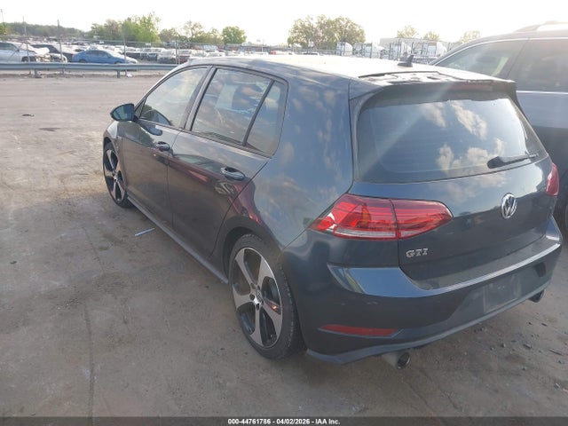 44761786 :رقم المزاد ، 3VW547AU6JM290681 vin ، 2018 Volkswagen Golf Gti مزاد بيع