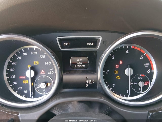 44761825 :رقم المزاد ، 4JGDA2EB8EA374924 vin ، 2014 Mercedes-benz Ml 350 Bluetec 4matic مزاد بيع