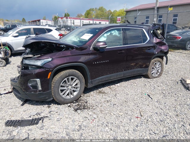 2022 Chevrolet Traverse Awd Lt Leather მანქანა იყიდება აუქციონზე, vin: 1GNEVHKW3NJ137112, აუქციონის ნომერი: 44762060