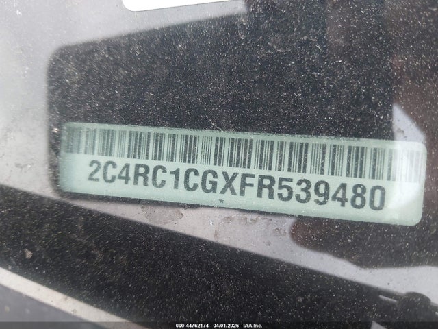 44762174 :رقم المزاد ، 2C4RC1CGXFR539480 vin ، 2015 Chrysler Town & Country Touring-l مزاد بيع