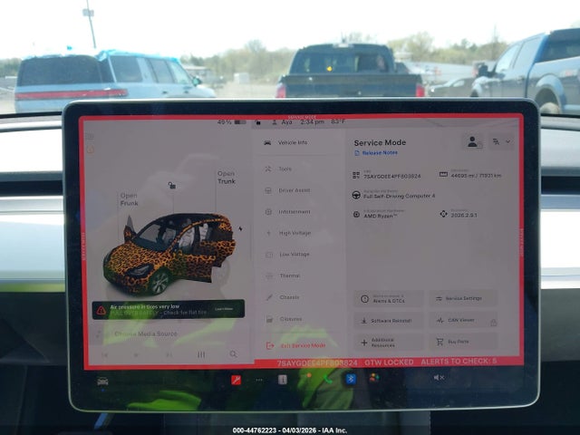 Aukcja sprzedaży 2023 Tesla Model Y, vin: 7SAYGDEE4PF803824, numer aukcji: 44762223
