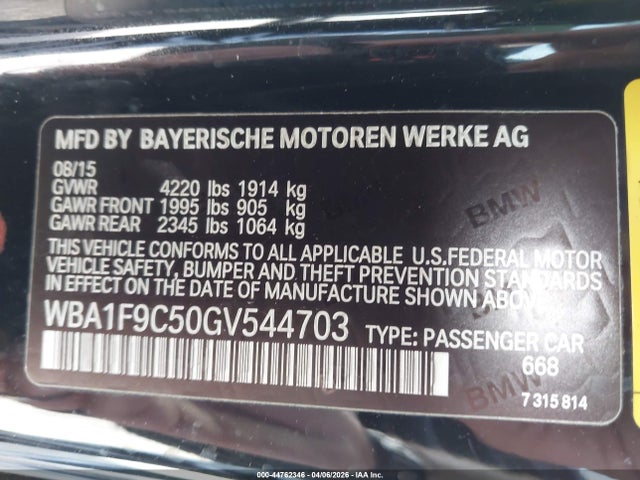 2016 BMW 228I WBA1F9C50GV544703 Photo 8