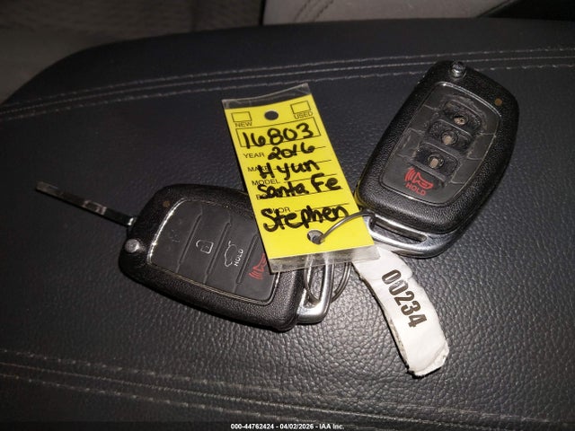 44762424 :رقم المزاد ، 5XYZTDLB7GG379067 vin ، 2016 Hyundai Santa Fe Sport 2.4l مزاد بيع