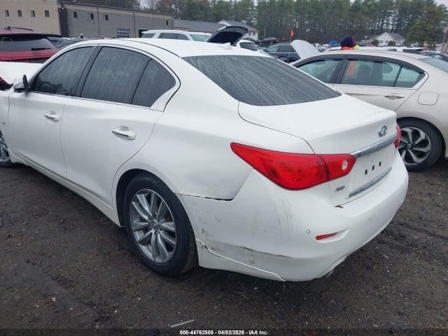 2015 Infiniti Q50 Premium მანქანა იყიდება აუქციონზე, vin: JN1BV7AR1FM396704, აუქციონის ნომერი: 44762508