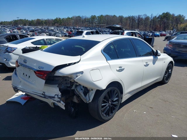 2019 Infiniti Q50 3.0t Luxe მანქანა იყიდება აუქციონზე, vin: JN1EV7AR8KM593747, აუქციონის ნომერი: 44762526