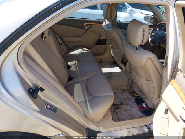 Aukcja sprzedaży 2001 Mercedes-benz S 430, vin: WDBNG70JX1A167768, numer aukcji: 44762573