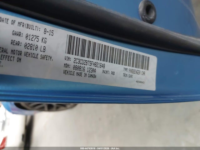 Aukcja sprzedaży 2015 Dodge Challenger R/t Plus Shaker, vin: 2C3CDZBT5FH821648, numer aukcji: 44762616
