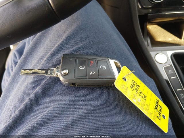 44762619 :رقم المزاد ، 3VW547AUXJM279702 vin ، 2018 Volkswagen Golf Gti 2.0t Autobahn/2.0t S/2.0t Se مزاد بيع
