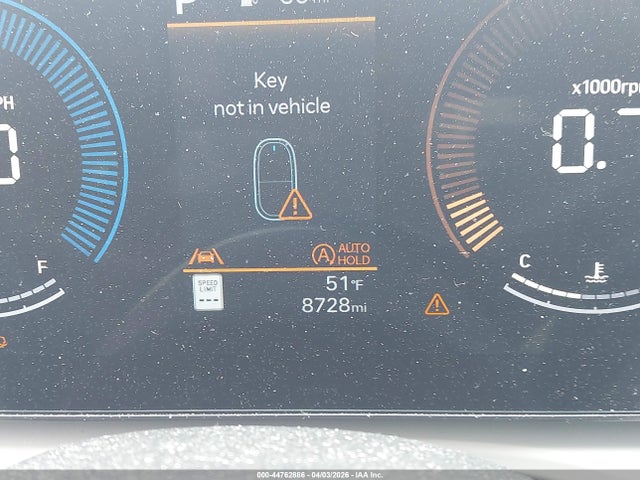 44762886 :رقم المزاد ، 5NMJBCDE8SH588447 vin ، 2025 Hyundai Tucson Sel مزاد بيع