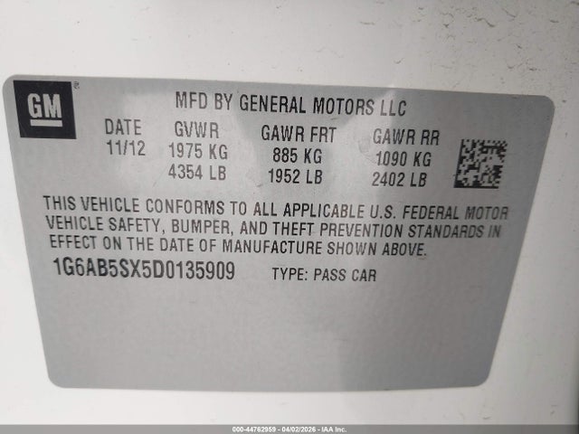 2013 CADILLAC ATS 1G6AB5SX5D0135909 Photo 8