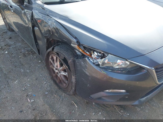 44763022 :رقم المزاد ، 3MZBM1U78GM323646 vin ، 2016 Mazda Mazda3 I Sport مزاد بيع