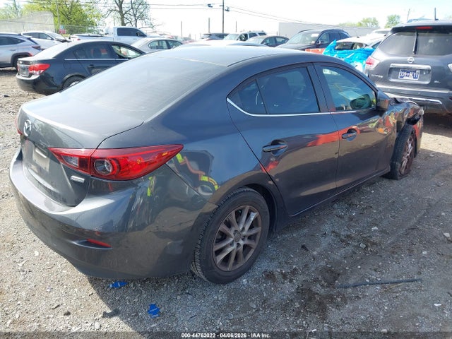 44763022 :رقم المزاد ، 3MZBM1U78GM323646 vin ، 2016 Mazda Mazda3 I Sport مزاد بيع