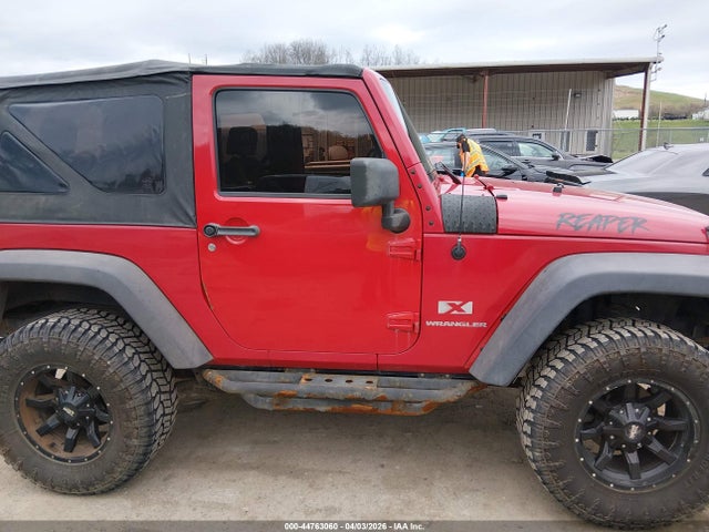 44763060 :رقم المزاد ، 1J4FA24177L135257 vin ، 2007 Jeep Wrangler X مزاد بيع