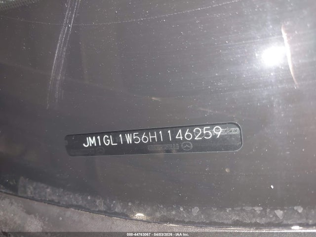 44763067 :رقم المزاد ، JM1GL1W56H1146259 vin ، 2017 Mazda Mazda6 Grand Touring مزاد بيع