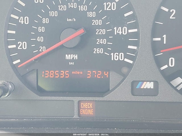 44763247 :رقم المزاد ، WBSCD9326WEE09176 vin ، 1998 Bmw M3 مزاد بيع
