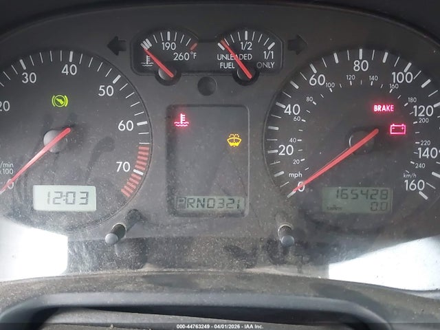 2001 Volkswagen Golf Gls მანქანა იყიდება აუქციონზე, vin: 9BWGT61J714060860, აუქციონის ნომერი: 44763249