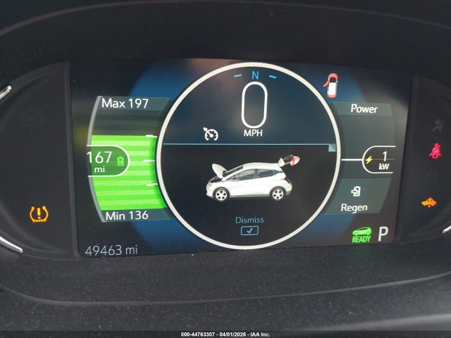 1G1FY6S01M4109156 Chevrolet Bolt Ev Fwd Lt