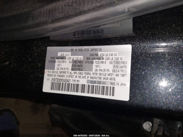 Продажа на аукционе авто 2021 Mazda Cx-5 Grand Touring, vin: JM3KFBDM0M0489481, номер лота: 44763383