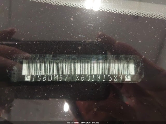 Aukcja sprzedaży 2006 Cadillac Cts Standard, vin: 1G6DM57TX60191389, numer aukcji: 44763457