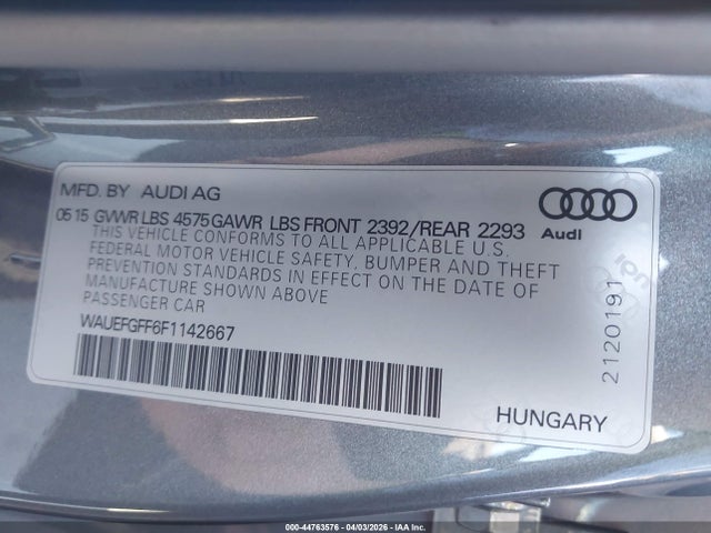 2015 AUDI A3 WAUEFGFF6F1142667 Photo 8