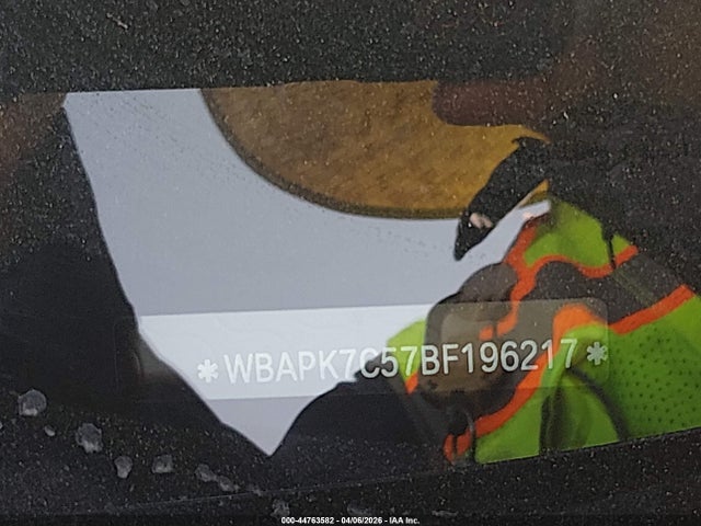 44763582 :رقم المزاد ، WBAPK7C57BF196217 vin ، 2011 Bmw 328i Xdrive مزاد بيع