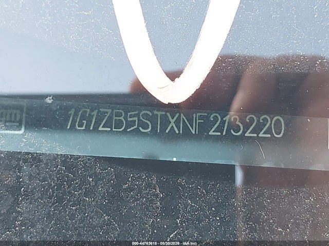 Aukcja sprzedaży 2022 Chevrolet Malibu Fwd Ls, vin: 1G1ZB5STXNF213220, numer aukcji: 44763618
