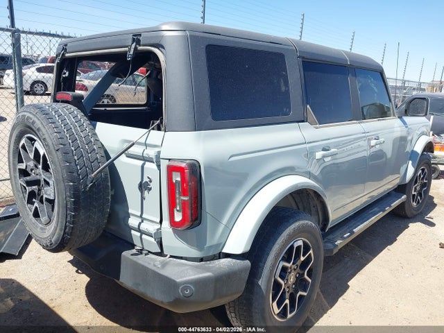 Продаж на аукціоні авто 2024 Ford Bronco Outer Banks, vin: 1FMDE8BH5RLA09787, номер лоту: 44763633