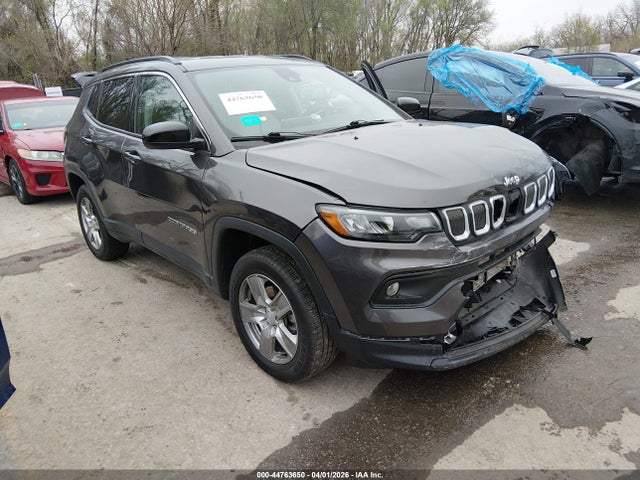 Продаж на аукціоні авто 2022 Jeep Compass Latitude 4x4, vin: 3C4NJDBB9NT116204, номер лоту: 44763650