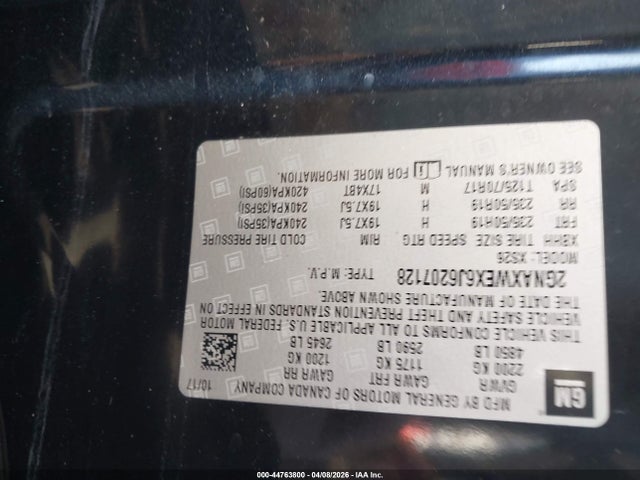 2GNAXWEX6J6207128 Chevrolet Equinox Premier