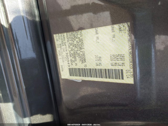 2015 Nissan Altima 2.5/2.5 S/2.5 Sl/2.5 Sv მანქანა იყიდება აუქციონზე, vin: 1N4AL3AP5FN300949, აუქციონის ნომერი: 44763829