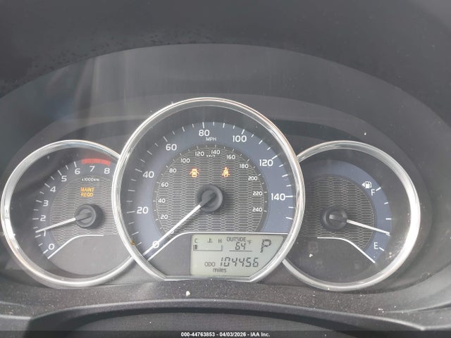 44763853 :رقم المزاد ، 5YFBURHE9GP550167 vin ، 2016 Toyota Corolla Le Plus مزاد بيع