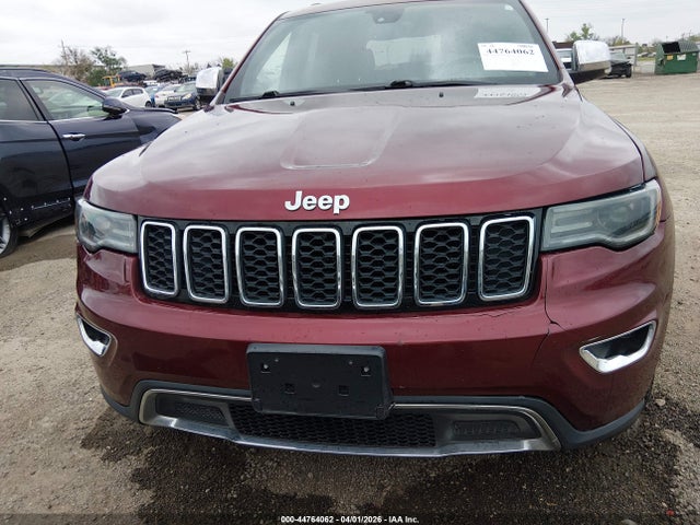 44764062 :رقم المزاد ، 1C4RJFBGXJC195185 vin ، 2018 Jeep Grand Cherokee Limited 4x4 مزاد بيع