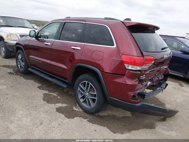 44764062 :رقم المزاد ، 1C4RJFBGXJC195185 vin ، 2018 Jeep Grand Cherokee Limited 4x4 مزاد بيع