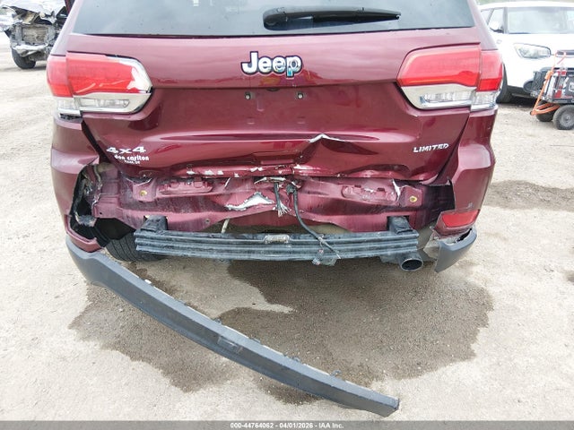 44764062 :رقم المزاد ، 1C4RJFBGXJC195185 vin ، 2018 Jeep Grand Cherokee Limited 4x4 مزاد بيع