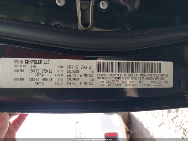 Продажа на аукционе авто 2009 Dodge Journey Sxt, vin: 3D4GG57V79T150182, номер лота: 44764074