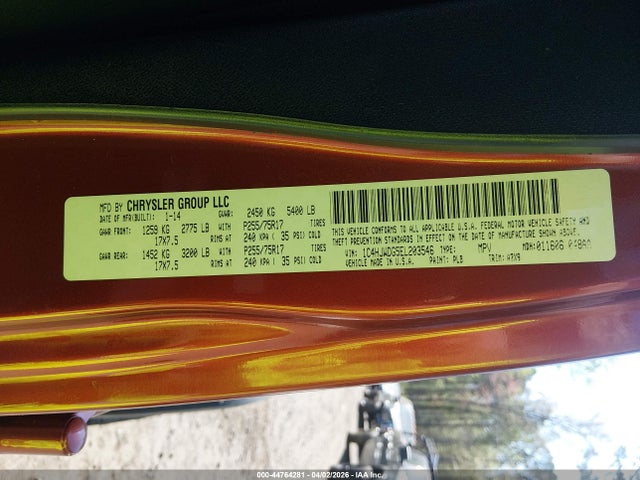 2014 JEEP WRANGLER UNLIMITED 1C4HJWDG5EL203546 Photo 8