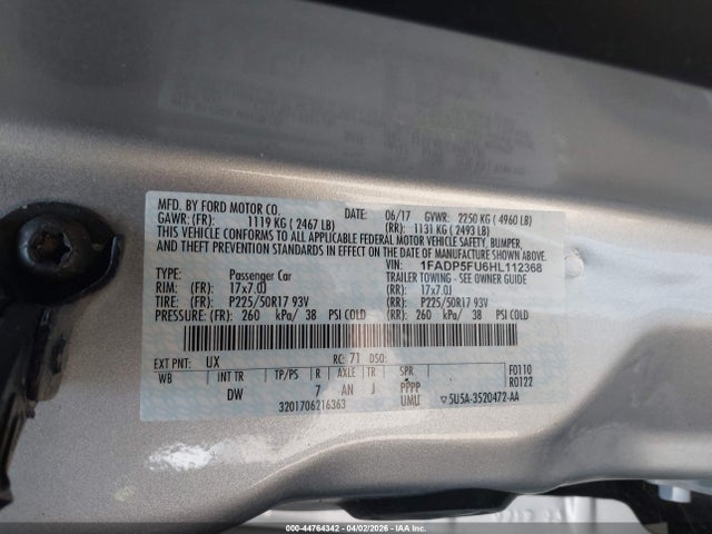 2017 FORD C-MAX ENERGI 1FADP5FU6HL112368 Photo 8